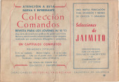 Verso de Colección Comandos (Editorial Valenciana - 1957) -26- Lucha en el Tonquín