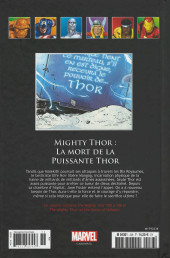 Verso de Marvel Comics : La collection (Hachette) -236202- Mighty Thor - La mort de la puissante Thor