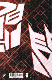 Verso de Transformers (2023) -1o- Issue #1