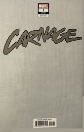 Verso de Carnage Vol.4 (2023) -1VC- Issue #1