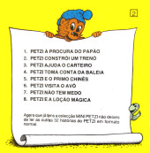 Verso de Petzi (en Portugais) (Mini Livro) -2- Petzi constroi un trenó