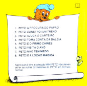 Verso de Petzi (en Portugais) (Mini Livro) -3- Petzi ajuda o carteiro