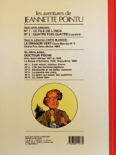 Verso de Jeannette Pointu -1a1986- Le fils de l'Inca