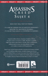 Verso de Assassin's Creed : Subject 4 - Sujet 4