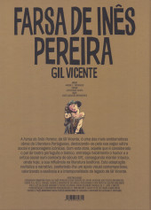 Verso de Clássicos da Literatura Portuguesa em BD -2- Farsa de Inês Pereira