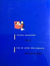 Verso de Hergé - Werkausgabe (Intégrale en allemand) -1- Totors Abenteuer/Tim im Lande der Sowjets