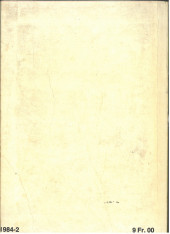 Verso de Tora - Les Tigres Volants (Impéria) - Collection Reliée N°34 (du n°133 au n°136)