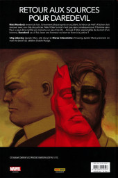 Verso de Daredevil par Zdarsky (Marvel Deluxe) -1- Connaître la peur