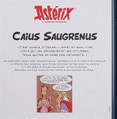 Verso de Astérix (Hachette - La boîte des irréductibles) -16Bis- Caius Saugrenus dans Obélix et Compagnie