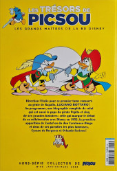 Verso de Picsou Magazine Hors-Série -65- Les Trésors de Picsou - Les grands maîtres de la BD Disney - Luciano Bottaro / Tome 1