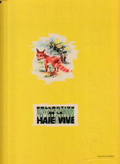 Verso de Collection de la haie vive - Tiko le renardeau