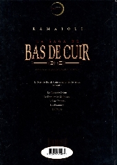 Verso de La saga de Bas de Cuir -1- Le Tueur de daims