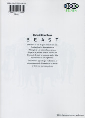 Verso de Bungô Stray Dogs - Beast -4- Tome 4