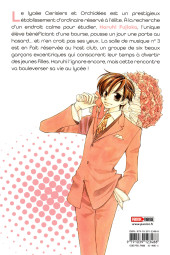 Verso de Host Club - Le lycée de la séduction -INT01- Tome 1