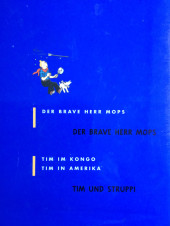 Verso de Hergé - Werkausgabe (Intégrale en allemand) -2- Der brave Herr Mops/Tim im Kongo/Tim in Amerika