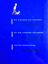 Verso de Hergé - Werkausgabe (Intégrale en allemand) -3- Die Zigarren des Pharaos/Popol und Virginia bei den Langohr-Indianern/Stups und Steppke