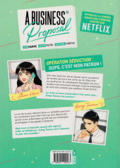 Verso de A Business Proposal -1- Tome 1