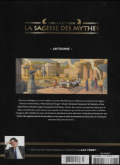 Verso de La sagesse des Mythes - La collection (Hachette) -23- Antigone