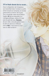 Verso de Vampire Knight - Mémoires -9- Tome 9