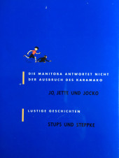 Verso de Hergé - Werkausgabe (Intégrale en allemand) -5- Jo, Jette und Jocko: Die Manitoba antwortet nicht/Der Ausbruch des Karamako/Stups und Steppke