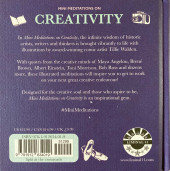 Verso de Mini meditations on -1- Creativity