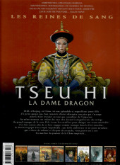 Verso de Les reines de sang - Tseu Hi, la Dame Dragon -1a2019- La Dame Dragon - Volume 1/2