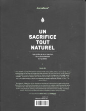 Verso de Un sacrifice tout naturel - Les ratés de la protection de la biodiversité au Québec