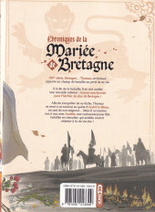Verso de Chroniques de la mariée de Bretagne