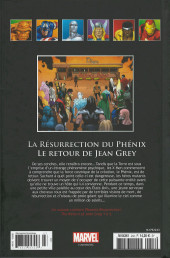 Verso de Marvel Comics : La collection (Hachette) -243204- La Résurection du Phénix - Le Retour de Jean Grey