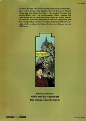 Verso de Adeles ungewöhnliche Abenteuer -2- Der Dämon vom Eiffelturm
