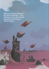Verso de (Catalogues) Éditeurs, agences, festivals, fabricants de para-BD... -5- Bande dessinée en Auvergne-Rhône-Alpes