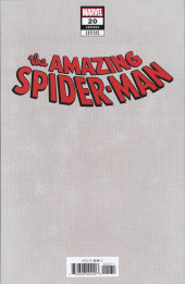 Verso de The amazing Spider-Man Vol.6 (2022) -20VC- Issue#20