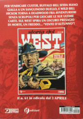 Verso de Storia del West -60- Giorno di gloria