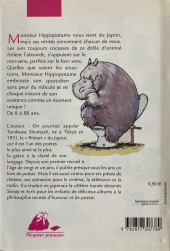 Verso de Monsieur Hippopotame