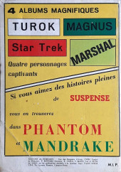 Verso de Mandrake (1re Série - Remparts) (Mondes Mystérieux - 1) -Rec27- Album N°27 ( du n°315 au n°319)