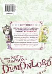 Verso de How not to summon a Demon Lord -12- Tome 12