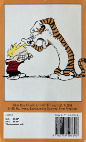 Verso de Calvin and Hobbes (timewarner paperbacks) -2g- One Day the Wind will Change