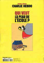 Verso de Charlie Hebdo -2011/09- Qui veut la peau de l'école ?