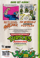 Verso de Teenage Mutant Ninja Turtles Adventures -1- Volume 1