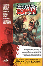 Verso de Free Comic Book Day 2024 -1- Conan - Battle of the Black Stone