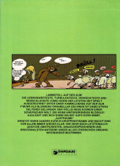 Verso de Albträume (Le génie des Alpages en allemand)