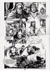 Verso de Howard's Barbarians -SP01- La Harpe d'Alfred