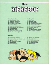Verso de Kiekeboe / De Kiekeboes -35- Kiekeboeket