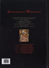Verso de Chroniques Barbares -6- Le dernier Viking