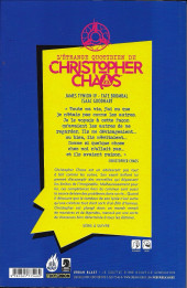 Verso de L'Étrange Quotidien de Christopher Chaos -1- Tome 1