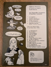 Verso de Anselme Lanturlu (Les Nouvelles Aventures d') -3- Le Chronologicon