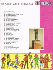 Verso de Kiekeboe / De Kiekeboes -26- Album 26
