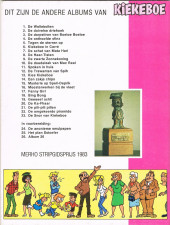 Verso de Kiekeboe / De Kiekeboes -23- De snor van Kiekeboe