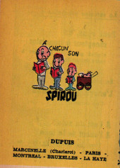 Verso de Mini-récits et stripbooks Spirou -MR1142- Yachting