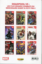 Verso de Deadpool Vs - Deadpool VS hawkeye